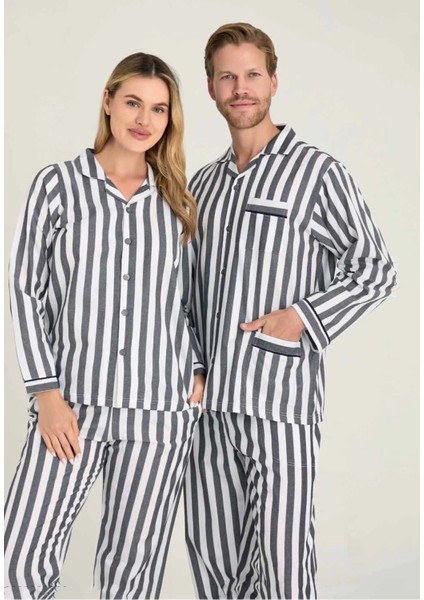 Freshness 4007 Kadın Uzun Kol Çizgili Gaffuriye Pijama Takımı fiyatları