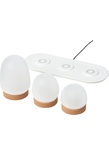 Dekoratif Aydınlatma, Beyaz, 3'lü Set fiyatları