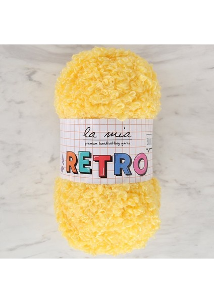 La Mia Retro Sarı El Örgü Ipi - LM0210