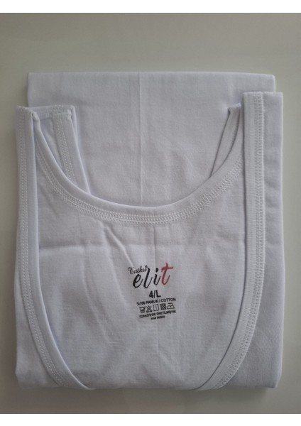 Erkek Penye Atlet - 6 Adet - Beyaz modelleri