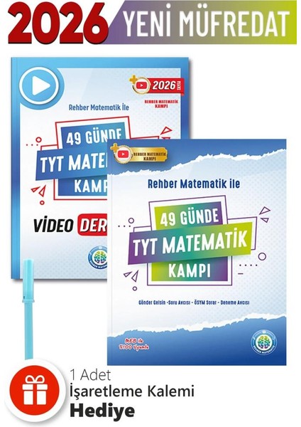 Rehber Matematik Yayınları 49 Günde Tyt Matematik Ders Notları - Tyt Matematik Kampı