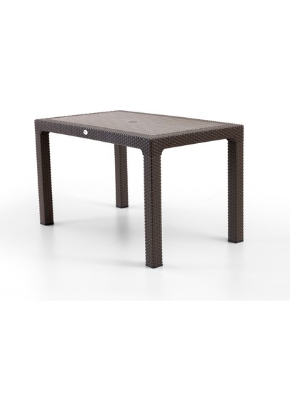 Side 4 Kişilik Rattan Masa Sandalye Takımı Kahve fiyatları