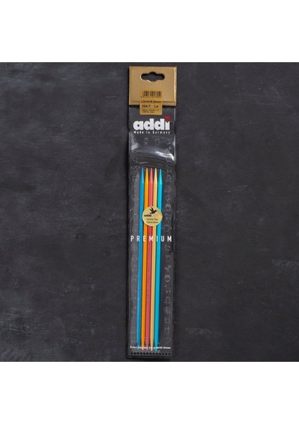 Addi Colibri 5,5mm 23CM Renkli Çorap Şişi - 204-7