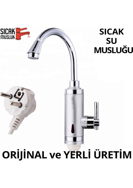 Kompakt Elektrikli Ani Su Isıtıcı, Lavabo ve Mutfak Için Monteli Termal Şofben