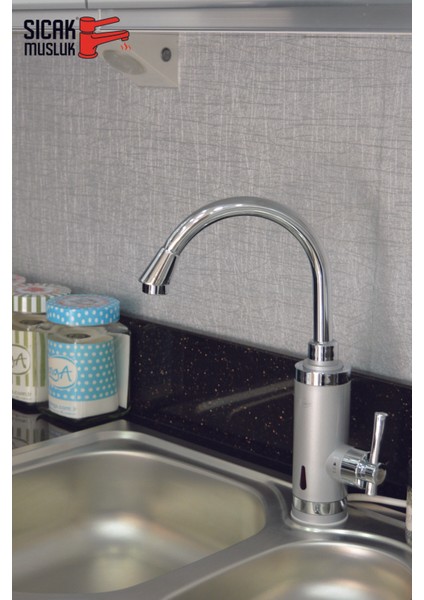 Kompakt Elektrikli Ani Su Isıtıcı, Lavabo ve Mutfak Için Monteli Termal Şofben fiyatları