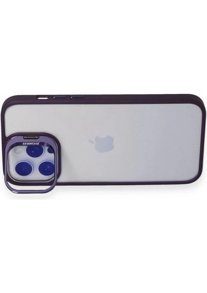 iPhone 14 Pro Kılıf Roblox Lens Standlı Kapak - Derin Mor