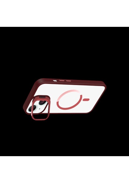 Apple iPhone 15 Plus Remim Lensli Magsafe Standlı Kapak modelleri