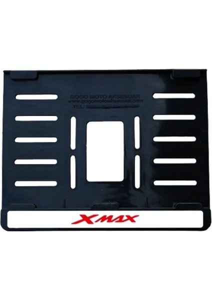 Gear5 Plastik Plakalık Kırmızı - Yamaha x Max (15X24)