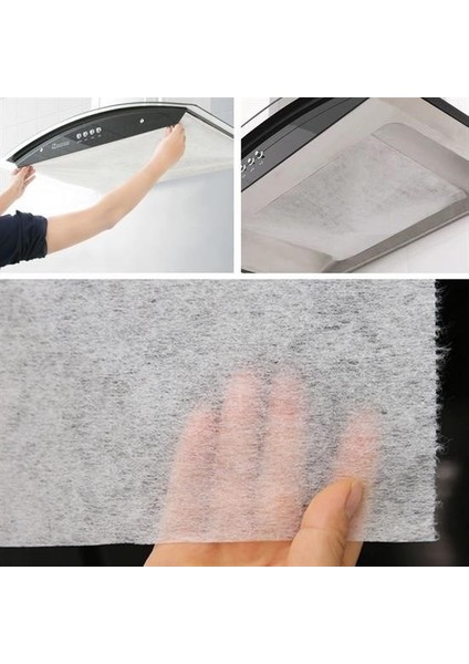 Buffer® 2li Yağ Emici Duman Önleyici Pratik Mutfak Davlumbaz Koruyucu Dayanıklı Yedek Filtre 45X90CM