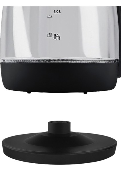 Cam Su Isıtıcı Kettle, Şık Siyah Renk, Pratik ve Dayanıklı Tasarım indirimleri