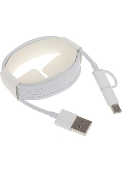 Mi 2\'li Micro USB Type-C Şarj ve Data Kablosu fiyatları