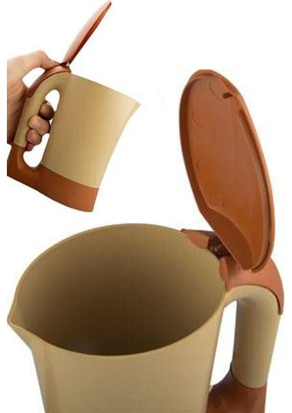 Küçük Pratik Elektrikli Su Isıtıcı ve Kahve Kettle, Kahverengi fiyatları