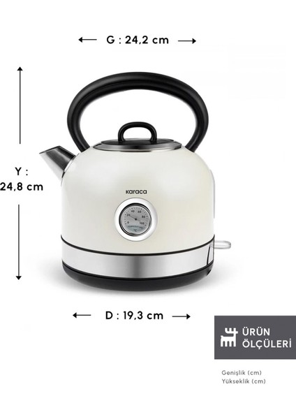 Krem Renkli 2200W Su Isıtıcısı, Şık ve Kullanışlı Tasarım modelleri