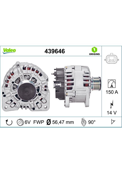 Alternator Grand Scenıc Iv 1.5dcı 16 Grand Scenıc Iv 1.5dcı Hybrid 16
