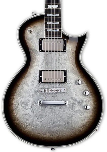 Esp Eclipse Custom Silver Liquid Metal Burst Elektro Gitar