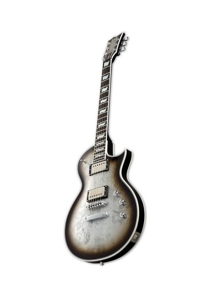 Esp Eclipse Custom Silver Liquid Metal Burst Elektro Gitar fırsatları