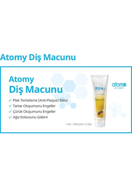 Diş Macunu Propolis ve Yeşil Çay 200GR fiyatları