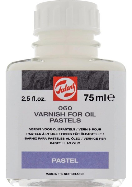 Varnish For Oil Pastels Satin 060 Yağlı Pastel Boya Verniği 75 Ml.