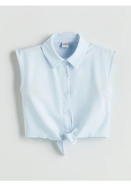 Lcw Kids Mavi Regular Fit Kız Çocuk Gömlek