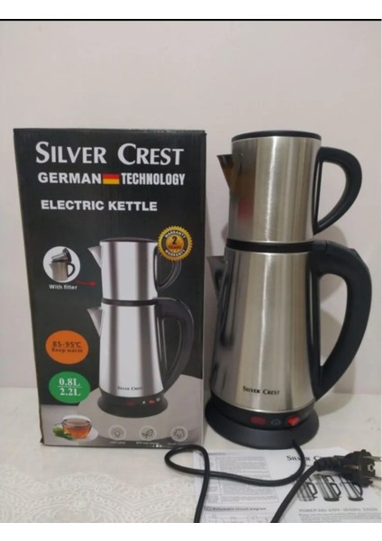 Paslanmaz Çelik Çaycı Kettle Günlük Kullanıma Uygun