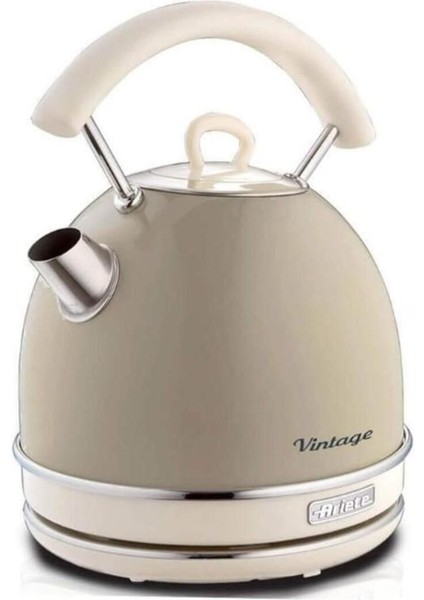 Şık Bej Retro Çaydanlık, Zarif Tasarım, Dayanıklı ve Kullanışlı Ev Aksesuarı