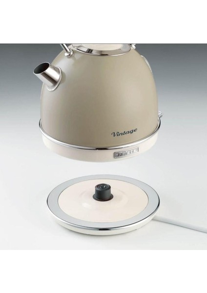 Şık Bej Retro Çaydanlık, Zarif Tasarım, Dayanıklı ve Kullanışlı Ev Aksesuarı fiyatları