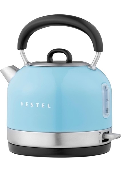 Düş Mavisi Retro Su Isıtıcı, Şık ve Modern Tasarım fiyatları