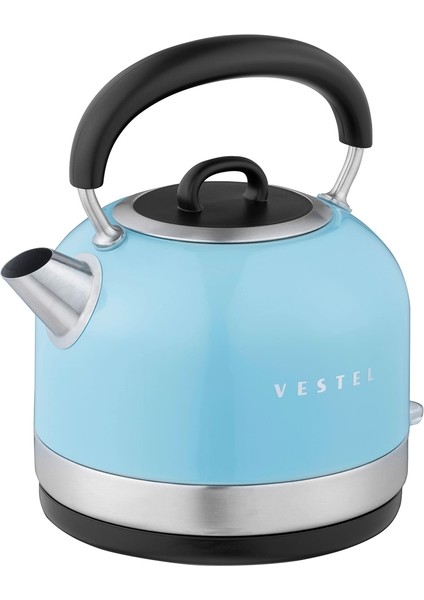 Düş Mavisi Retro Su Isıtıcı, Şık ve Modern Tasarım fırsatları