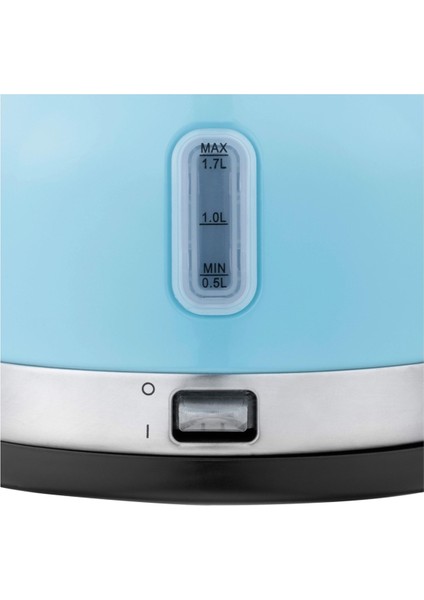 Düş Mavisi Retro Su Isıtıcı, Şık ve Modern Tasarım indirimleri