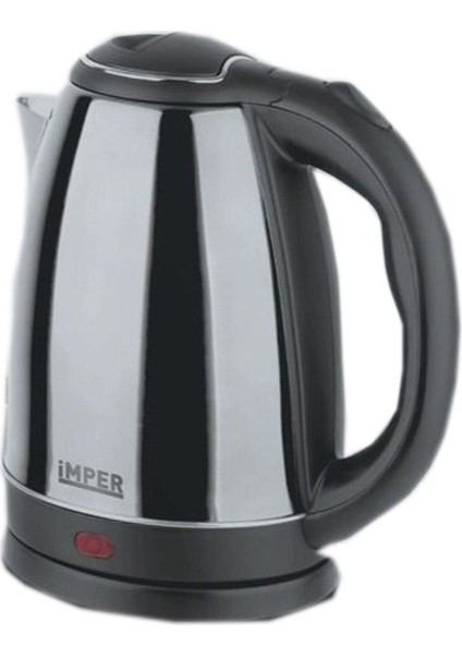 Paslanmaz Çelik Kettle, Gri, Dayanıklı ve Şık Tasarım