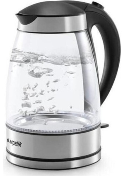 Gri Cam Su Isıtıcı, Şık ve Pratik Elektrikli Alet