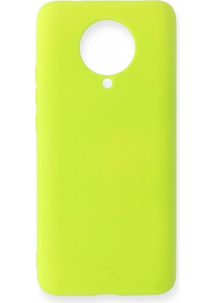 Xiaomi Redmi K30 Pro Kılıf Nano Içi Kadife Silikon - Sarı