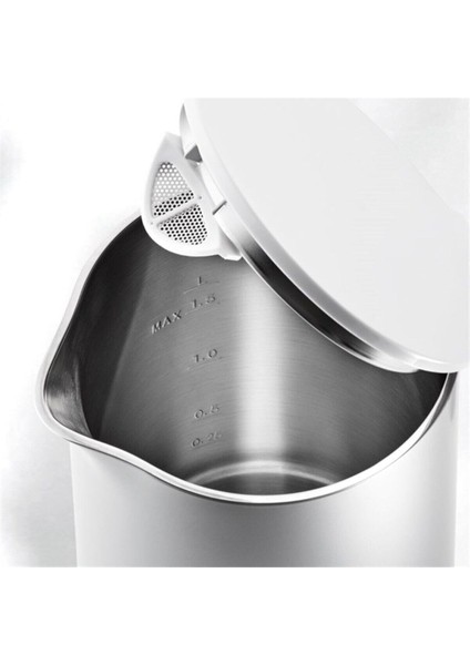 1,5 L Elektrikli Su Isıtıcı, Şık Metalik Tasarım, Pratik ve Hızlı Kullanım fırsatları