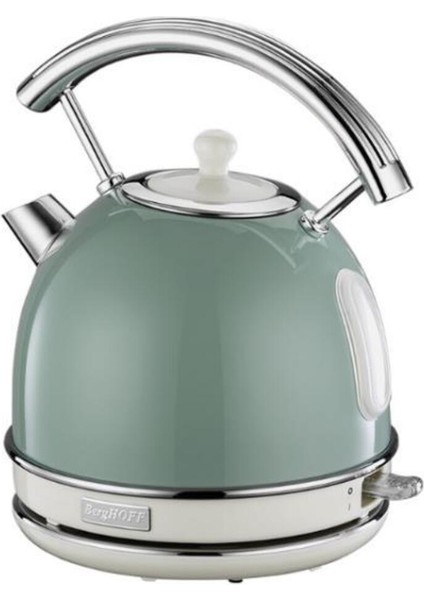 Mint Yeşil Yuvarlak Su Isıtıcı, 1.7 Litre, Şık ve Kullanışlı Tasarım