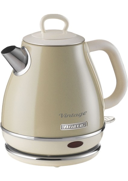 Bej Renkli Vintage Çaydanlık 1 Litre, Şık ve Kullanışlı Tasarım