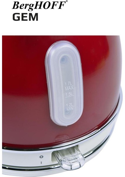 Kırmızı Yuvarlak 1.7l Su Isıtıcı, Şık ve Pratik Kullanım Için Idealdir fırsatları