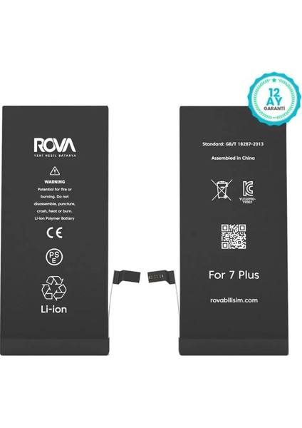 Iphone 7 Plus Batarya Pil Güçlendirilmiş 3410MAH 1 Yıl Garantili