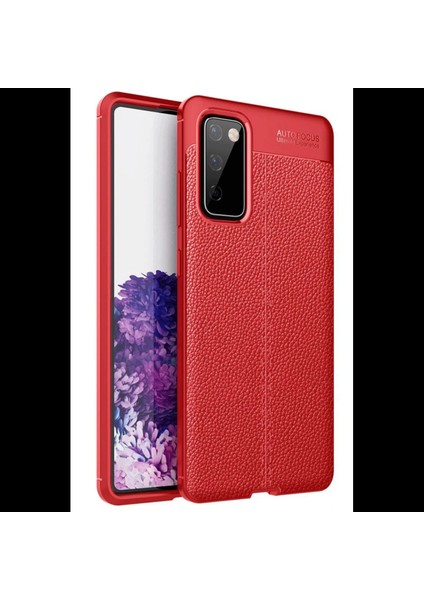 Samsung Galaxy S20 Fe Kılıf Auto Focus Kapak - Kırmızı