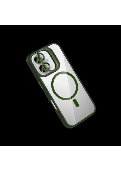 Apple iPhone 16 Plus Remim Lensli Magsafe Standlı Kapak fiyatları