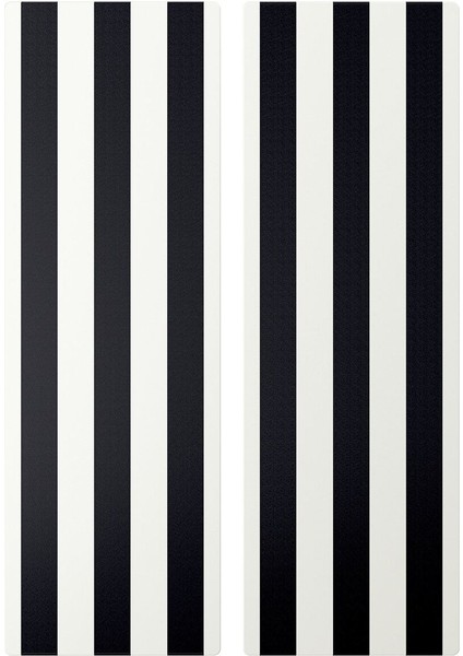 Kapak, Siyah-Beyaz, 30X90 Cm, 2 Adet