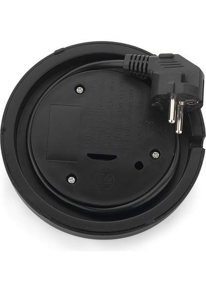 Paslanmaz Çelik El Yakmaz Gövdeli Siyah Su Isıtıcı indirimleri