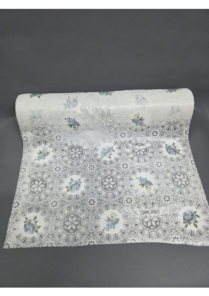 Pvc Küpür Dantel Raf ve Dolap Örtüsü Runner