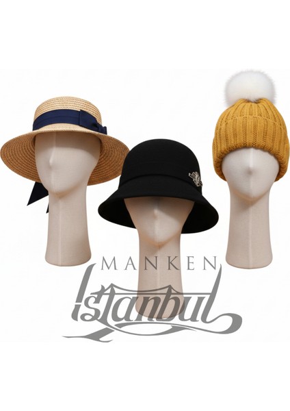 Kumaş Kaplı Beyaz Kafa Mankeni indirimleri