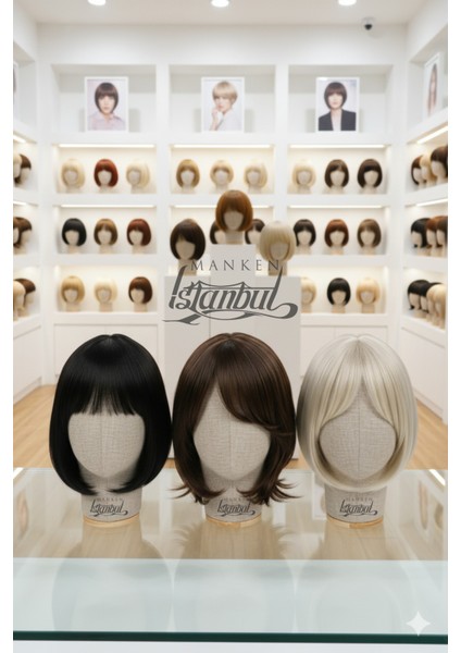 Profesyonel Peruk Kafa Mankeni – Kuaför ve Vitrin Kullanımına Uygun modelleri