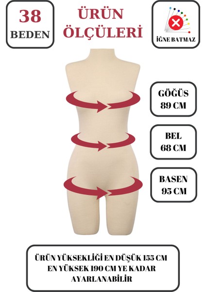 38 Beden Iğne Batmaz Vitrin ve Fotoğraf Çekimi Için Pantolon Giyebilen Terzi Vitrin Mankeni modelleri