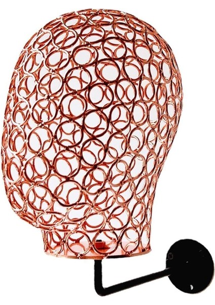 Duvara Monte Erkek Rose Renk Tel Kafa Mankeni Şapka Mankeni Aksesuar Mankeni fırsatları