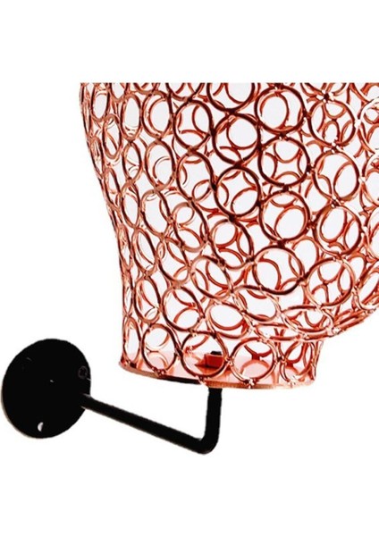 Duvara Monte Erkek Rose Renk Tel Kafa Mankeni Şapka Mankeni Aksesuar Mankeni