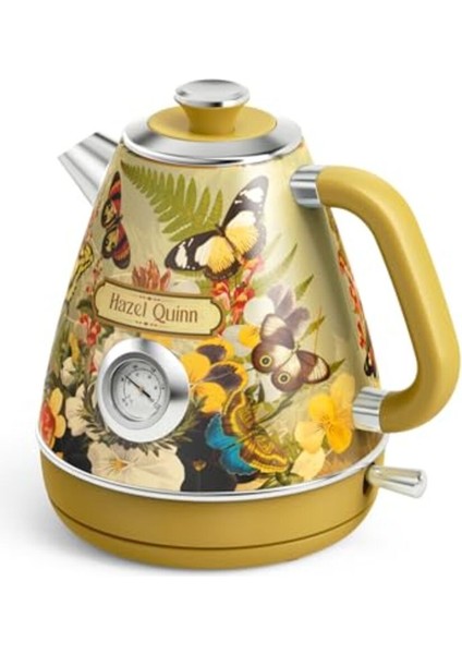 Şık Retro Tasarım Paslanmaz Çelik Su Isıtıcı, Bpa'sız, Sağlıklı ve Dayanıklı