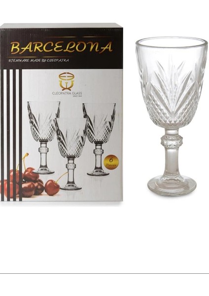 Barcelone 6 Lı Ayaklı Bardak ROYALEKS-9098
