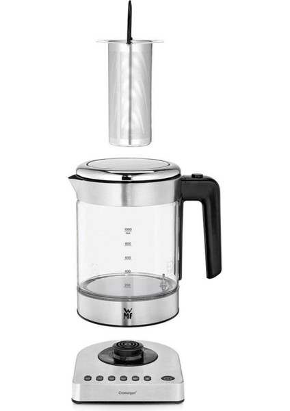 Gri Cam 1 Lt Su Isıtıcı ve Çay Makinesi, 1900 W, Pratik ve Şık Tasarım